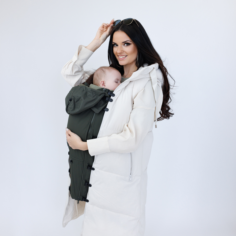 Baby carry coat online