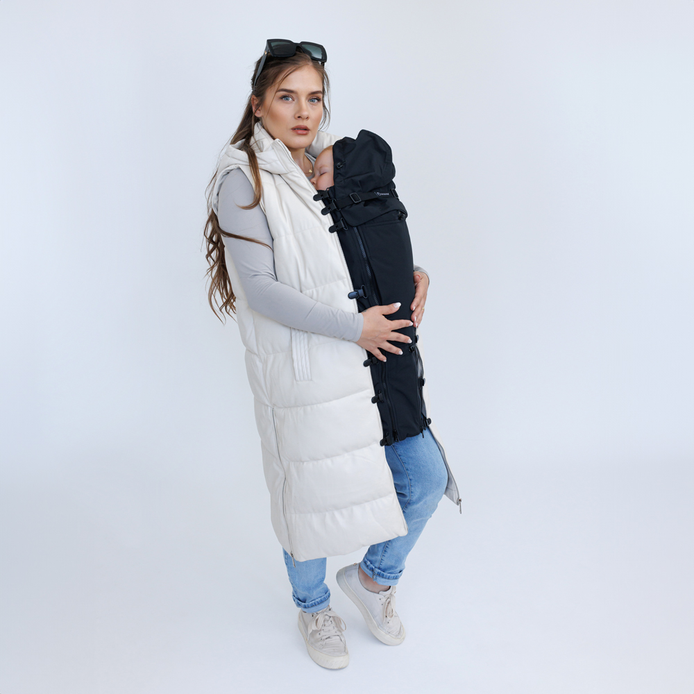 cocoome Jackenerweiterung Umstandsjacke Tragejacke Schwangerschaft Babytragen